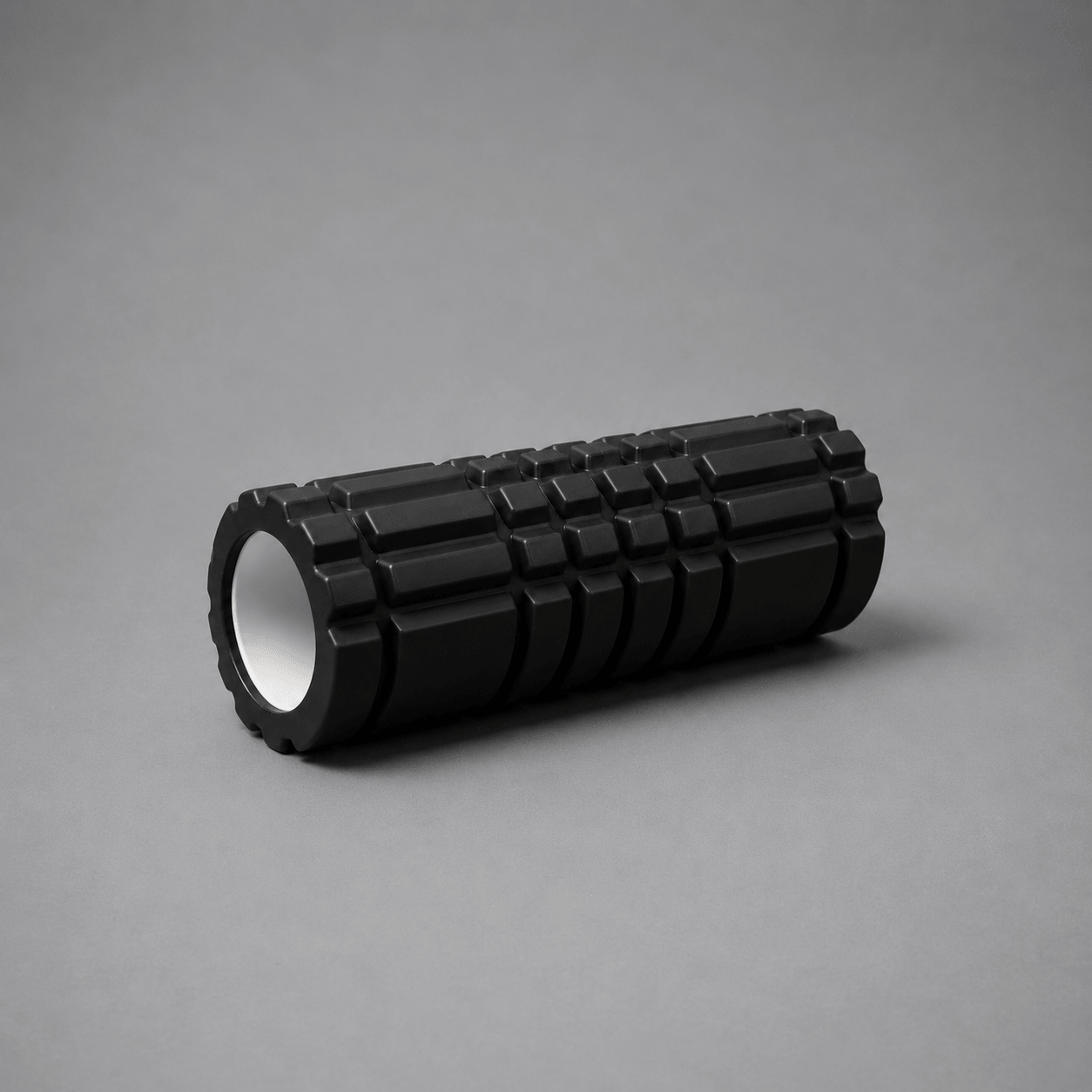 Short Foam Roller with Extended Ridges