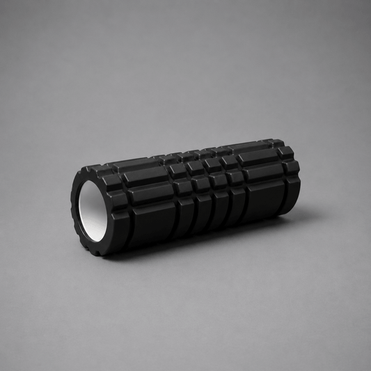Short Foam Roller with Extended Ridges